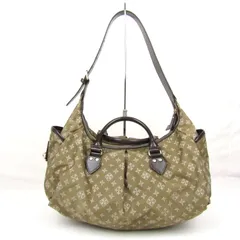 ラシット ショルダーバッグ ボストンバッグ モノグラム 鞄 カバン ブランド レディース カーキ russet 【中古】