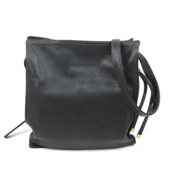 キタムラ ショルダーバッグ レザー スクエア 斜め掛け 鞄 ブランド レディース ブラック Kitamura 【中古】