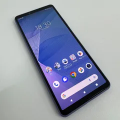 【美品】SONY ソニー Xperia 10 III SOG04 128GB ブルー SIMフリー アンドロイド スマホ 本体