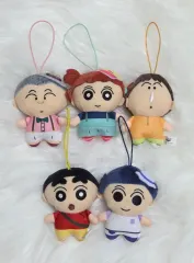 (正規品) クレヨンしんちゃん ぬいぐるみ キーホルダー set