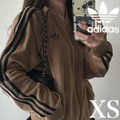 希少XS⭐️adidasアディカラー ブラウン ベロア トラックトップ michi着用