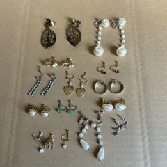 昭和レトロ　アンティークジュエリー　まとめセット！イヤリング　高貴　ヴィンテージ　Y2K