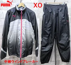 美品 プーマ PARA MEXICO 中綿 ウインドブレーカー 上下セットアップ XO メンズ PUMA パラメヒコ