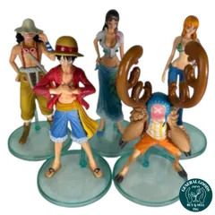 【5体セット/1体部品欠品】超ワンピーススタイリングフィギュア　〜AMBITIOUS MIGHT〜 　ルフィ、ウソップ、ナミ、ロビン、チョッパー