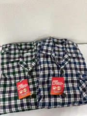 【新品2セット】POLO 肩キルト あったかパジャマ 上下セット 5L メンズ チェック柄 ネイビー グリーン