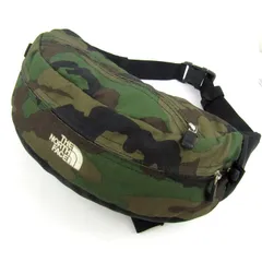 ザ・ノースフェイス ウエストバッグ ウエストポーチ ボディバッグ 迷彩 鞄 アウトドア ブランド メンズ カーキ THE NORTH FACE 【中古】