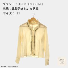 HIROKO KOSHINO オレンジブラウス M/L - メルカリ