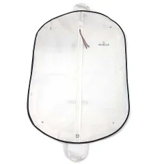 モンクレール MONCLER ガーメントカバー 衣装 衣類収納カバー ホワイト 90cm×64cm 美品のサムネイル