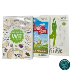 【3本セット】Wiiソフト はじめてのWii カラオケJOYSOUND Wii Wii FIT