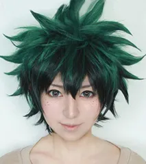 【HALLE】コスプレウィッグ 僕のヒーローアカデミア 緑谷 出久 / 轟 焦凍 / 爆豪 勝己 風 wig かつら 緑谷 出久風