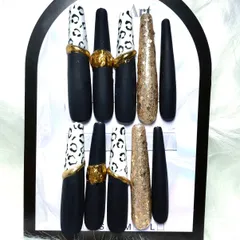 韓国　ギャル　ネイルチップ　ネイル　ロング　スナ系　量産型　y2k ワンホン