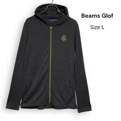 ビームス購入　ビームスゴルフ　パーカー　美品　黒の花柄 82130291444_C_2.jpg