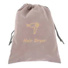 FRCOLOR ヘアドライヤー 収納袋 30x23cm 超大型 ドライヤー袋 巾着バッグ 抽出紐付 旅行用 バスルーム用 家庭用 軽量 携帯便利 1個入