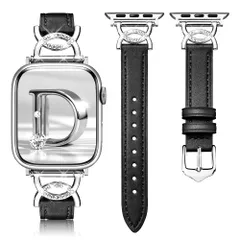 Apple Watch バンド レザー アップルウォッチ バンドレディース38mm 40mm 41mm 42mm 44mm 45mm 46mm 49mm柔らかい キラキラ交換ベルトツール不要 iWatch Series 11 10 9 SE 8 7 6 5 4