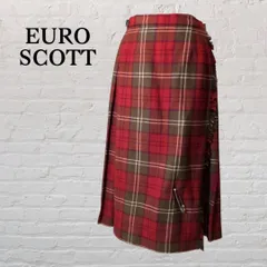 EURO SCOT スコットランド製ビンテージ品　チェック　キルトラップスカート