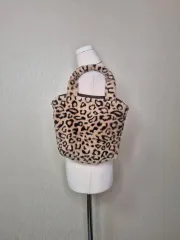 ヒョウ柄ファーバッグ レオパードファーバッグ ギャル 姫ギャル ラテギャル 姉ギャル 量産型地雷系