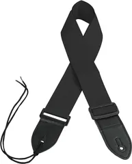 RocksoN 高耐久 2枚合わせ ギター ベース ストラップ ブラック