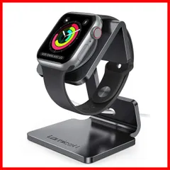 卓上 充電ケーブル ホルダー すたんど デスク スタンド 充電機 ドック 充電 収納 充電 アルミ : 卓上スタンド アップルウォッチ Lomicall 置くだけ 全機種対応 ナイトスタンド 49mm 46mm 45mm 44mm 42mm 41mm 40mm