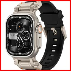 Watch Apple SE3/SE2/SE/11/10/9/8/7/6/5/4/3/2/1 バンド バンド スポーツ Ultra 防水 Ultra TPU 2/ 柔らかい 3/Ultra アップルウォッチ アップルウォッチ ベルト Series メンズ 49