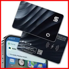 & ワイヤレス充電対応】 IP68防水 GPS 【超薄1.6mm Bluetoothトラッカー 紛失防止トラッカー Apple「探す」対応 (iOS端末のみ) 長持ち8ヶ月使用可 紛失防止タグ 忘れ物防止 タグ 置き忘れ防止 スマホ鳴らす SEINXON エコ