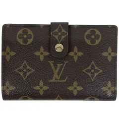 ルイ・ヴィトン Louis Vuitton ポルト モネ ビエ ヴィエノワ 札入れ 小銭入れ がま口 二つ折り財布 モノグラム ブラウン M61663 レディース 【中古】