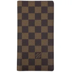 ルイ・ヴィトン Louis Vuitton ポルトバルール カルトクレディ 札入れ 二つ折り EDITION CENTENAIRE 100周年記念 長財布 ダミエ ブラウン N61823 レディース 【中古】