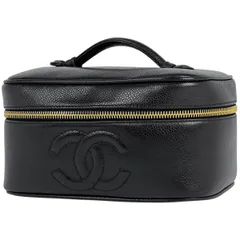 CHANEL バニティ キャビアスキン ポーチ　美品 楽天市場】CHANEL シャネル ココマーク バニティバッグ ハンドバッグ