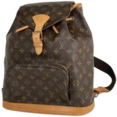 ルイ・ヴィトン Louis Vuitton モンスリ GM バックパック デイパック リュック モノグラム ブラウン M51135 レディース 【中古】
