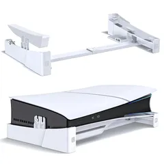 【PS5/PS5 Slim/PS5 Pro対応】PS5 Slim 横置きスタンド 放熱改善 転倒防止 地震対策 傷付き防止 新型PS5スタンド PS5/PS5 スリム 通常版とデジタル版両対応 PS5周辺機器 1