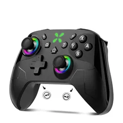 Switch2 コントローラー【2025年金賞 Switch1/2代対応】Onefun スイッチ コントローラー 9色RGBライト 大容量1000mAh Bluetooth無線接続 背面ボタン付き マクロ機能 Turbo自動連射機能 4階段HD振動 6軸ジ 1