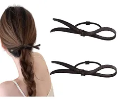 【在庫セール】大人 大人 大人 オシャレ 大人 可愛いリボンゴム ヘアゴム リボン リボン ヘアゴム ゴム ヘアゴム 復古 ヘアゴム ヘアゴム 2本セット かわいい 蝶結び 跡がつかない 髪飾り 髪飾り おしゃれ 髪留め おしゃれ 高弾性優雅 跡髪ゴム PU