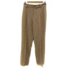 ザラ ZARA スラックスパンツ ロング丈 無地 S ベージュ /YS7