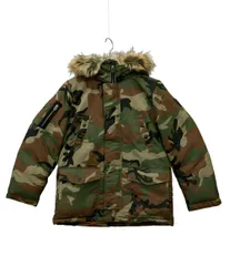 美品 ポロ・ラルフローレン ダウンジャケット 迷彩柄 キッズ SIZE M (130) POLO RALPH LAUREN