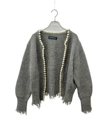 マディソンブルー 長袖 ニット カーディガン パール レディース SIZE S MADISON BLUE