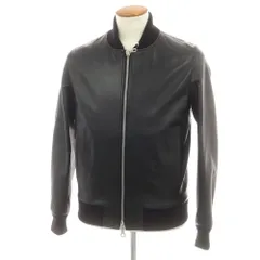 【中古】チンクアンタ Cinquanta ラム レザーブルゾン ブラック【サイズ46】【メンズ】のサムネイル