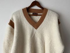 60s ビンテージ DARWIN ダーウィン モックネック ニット セーター L 