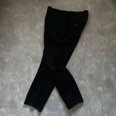 / プランテーション plantation ボトム パンツ ボトムス ベロア お呼ばれ　デート　オフィスカジュアル　食事会　黒 ブラック BLACK クロ くろのサムネイル