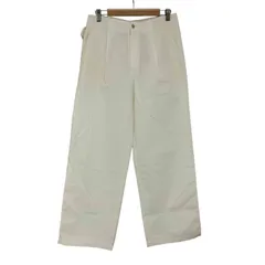 ムジラボ MUJI labo 綿混タックワイドパンツ レディース  70