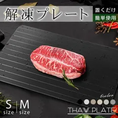 解凍プレート 急速解凍 解凍用プレート 解凍板 解凍 解凍皿 肉 魚 冷凍食品 エコ 時短 時間短縮 便利グッズ 超薄型 キッチン 家庭用 sg165