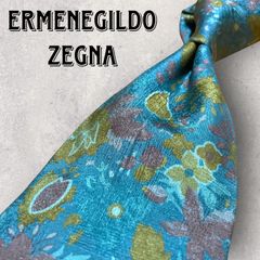 ERMENEGILDO ZEGNA エルメネジルド ゼニア ペイズリー ボタニカル 植物