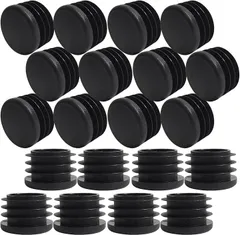 Silver & Style パイプエンドキャップ パイプエンドカバーキャップ パイプインサートキャップ プロテクター (25mm 内径24mm 20個)