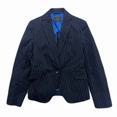 トゥモローランド テーラードジャケット ダークネイビー ブラック レディース 38 きれいめ