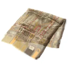 ETRO (エトロ) ジャガード スカーフ ハンカチ ブラウン
