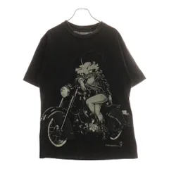 VINTAGE (ヴィンテージ) 90S VINTAGE BETTY BOOP MOTORCYCLE CLUB TEE ヴィンテージ ベティーブープ モーターサイクルクラブ 両面プリントTシャツ 半袖クルーネックカットソー ブラック