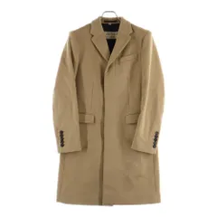 BURBERRY (バーバリー) カシミヤ混 ウール 比翼ボタン チェスターコート ベージュ 4022690のサムネイル