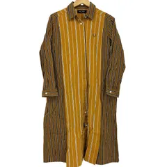 フレッドペリー FRED PERRY PANELLED WOVEN SHIRT DRESS パネル切替シャツドレス  レディース UK：8 