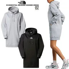 THE NORTH FACEノース フード付きドレス スウェットワンピ裏起毛 フード付きドレス スウェットワンピ 裏起毛 暖かい フーディ ゆったり目 プルオーバー レディースワンピ ギフト プレゼント 通勤通学に