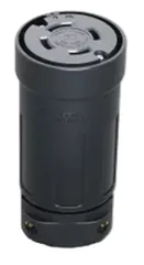 引掛形コードコネクタボディ 接地形 3P60A250V 4624E