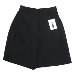 未使用 23SS H BEAUTY&YOUTH エイチ ビューティー＆ユース ダブルクロス ショート パンツ サイズS 黒 ブラック レディース 古着 中古 USED