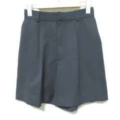 未使用 25AW SNIDEL スナイデル シンプルショートパンツ SWFP254278 サイズ0 ネイビー レディース 古着 中古 USED